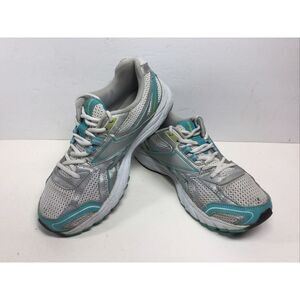 Rebook running shoes Womens Size 9.5 athletic sneakers white turquoise‎